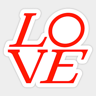 LOVE LOUIS by Tai's Tees Sticker